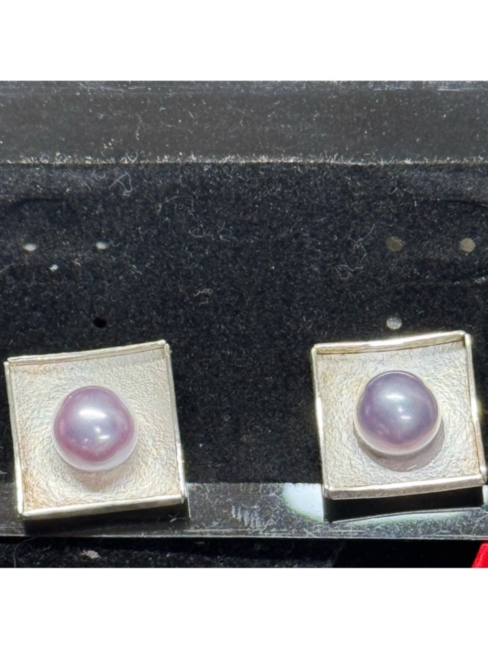925 Olga Ganoudis Gray Pearl Earrings
